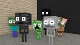 Minecraft动画：怪物们和孩子们之间的故事！