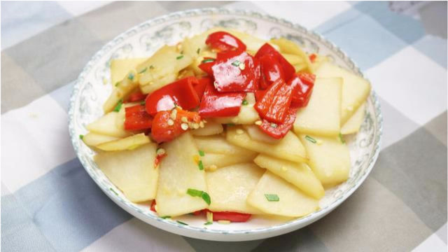 白地瓜最简单的做法!2分钟变成美味,甜脆可口,天天吃也不腻!