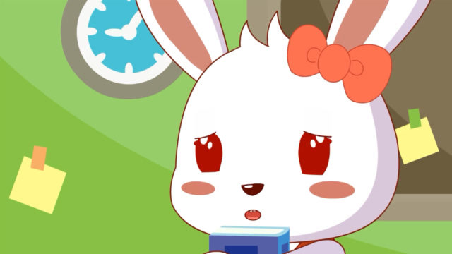 兔小贝儿歌:兔小美要努力了,别人工资都比她高,她好伤心呀