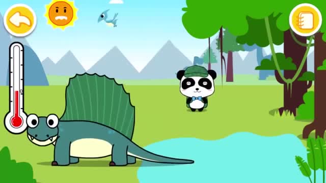 宝宝巴士:腕龙高高的,脖子长长的,就跟长颈鹿一样