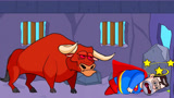 拯救小胖子埃及逃亡篇变身超人，却被牛撞了！