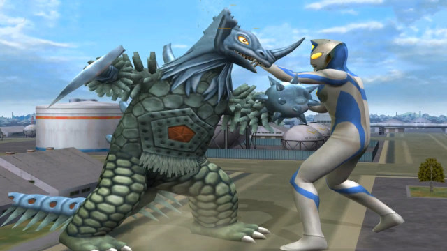 奥特曼格斗大作战:超人戴拿奥特曼对战怪兽暴君泰兰特