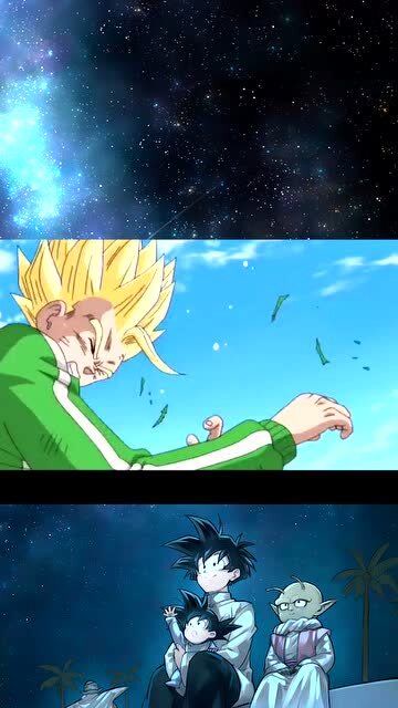 龙珠超第二十二集:悟饭变身超级赛亚人,但是却被弗利萨一招打倒
