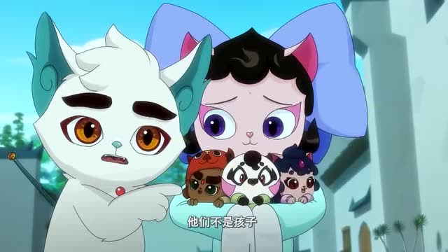 京剧猫:墨青来咚锵镇求把孩子变大的神医,悠狸会带他们去吗