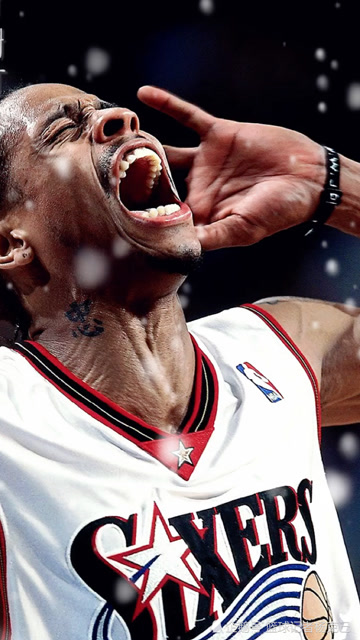 nba经典庆祝动作之艾弗森:侧耳聆听 享受欢呼!