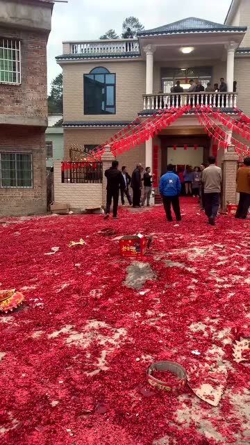 堂弟新居入伙大吉大利今天是个好日子农村风俗