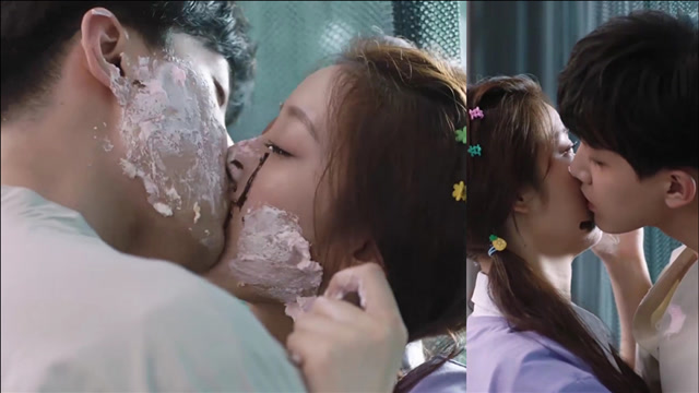 甜到齁范世琦戚砚笛上演奶油吻深情对视看得人脸红心跳