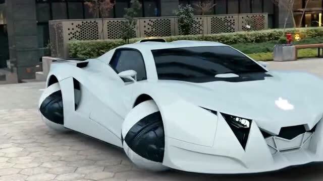 跑车自带球形轮胎,可以360度移动,有了它不用担心科目二过不去!