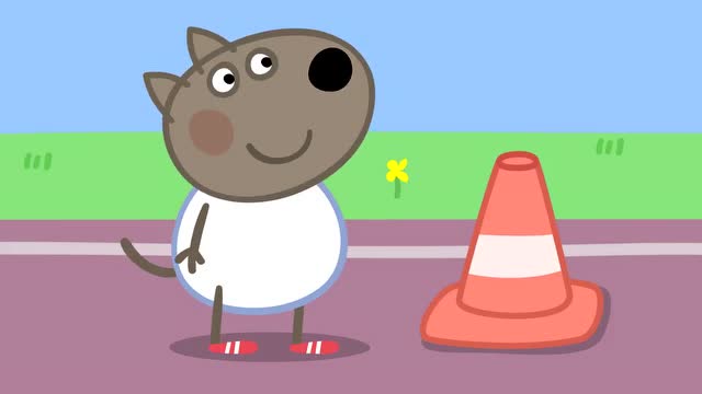 小猪佩奇:猪爸爸脸太大,说肚子上都是肌肉,孩子们哄堂大笑