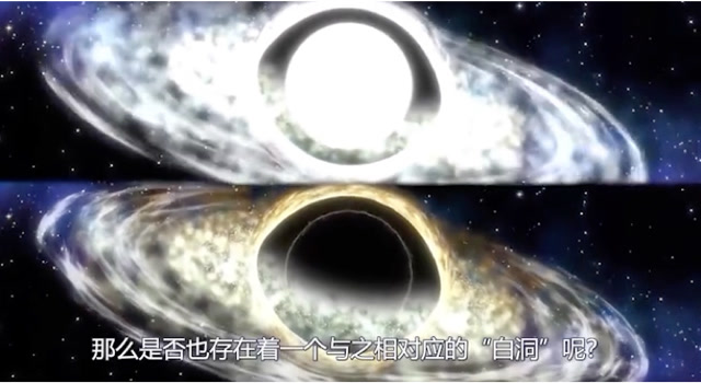 白洞vs黑洞空洞图片