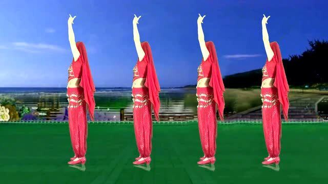 精选西域风情广场舞《天竺少女》摇曳的舞姿动听的舞曲,百看不厌