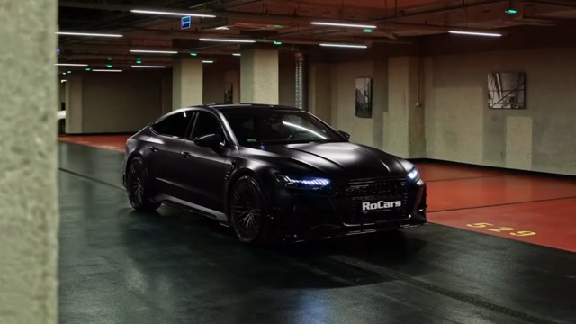 奥迪rs7r黑武士,abt打造,搭载v8双涡轮增压发