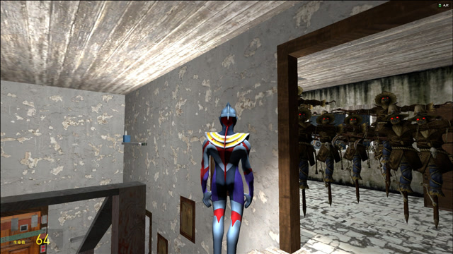 欧布奥特曼在密室看见好多稻草人,是谁放进去的呢?