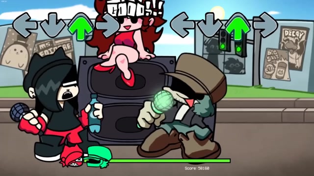 fnf周五夜放克游戏 新模组烟民大树变成小朋友对战annie