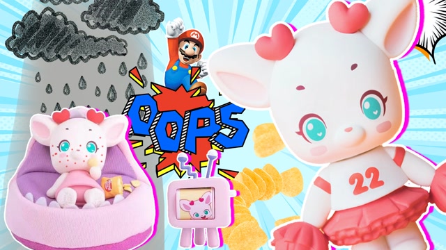 猫扎特玩具  小鹿杏仁不爱出门玩,竟然在家里遭遇沙发怪兽!