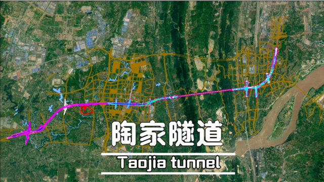重庆陶家隧道终于来了城市快速路连接九龙坡区和大渡口区等地
