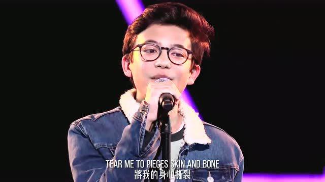 八首开口跪的外国翻唱,《lovely》儿童好声音小哥哥的声音超空灵的.