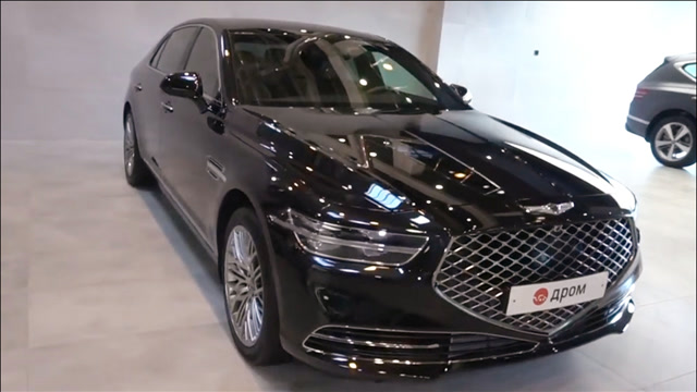 2021款现代捷恩斯g90到店实拍,看完内饰配置后,才知道有多奢华