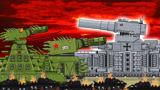 坦克世界：重装卫士坦克发射核能巨炮摧毁触手怪坦克