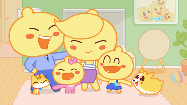 豆乐儿歌第二季  第0集 豆咪一家围在一起开心地笑