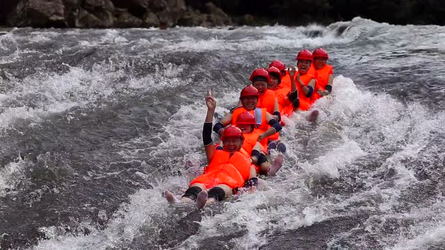 白水洋开心冲浪1