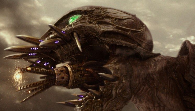 巨神兵现身东京 瞬间摧毁了眼前的街道.