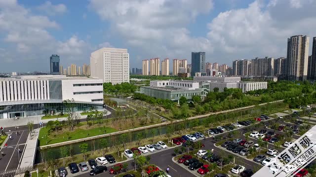 海门市政府行政服务中心航拍快剪