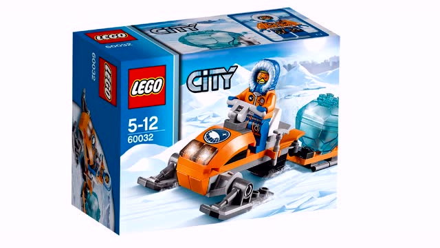 乐高lego60032 城市系列 极地探险系列 雪地车