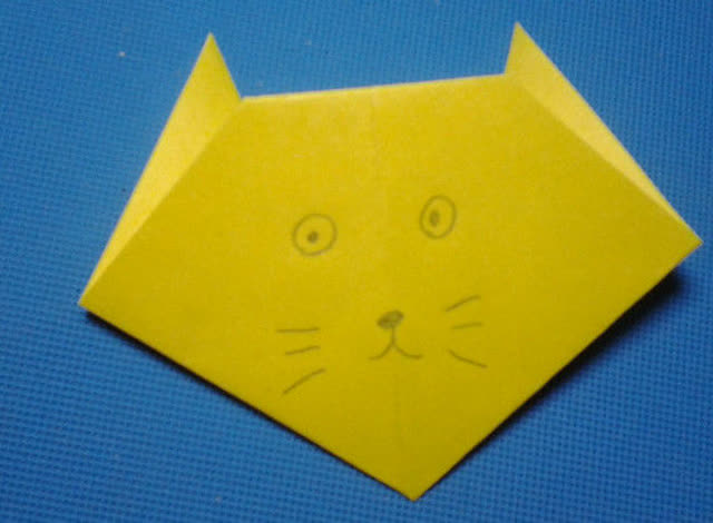 折纸王子教你折猫头 1 儿童折纸大全