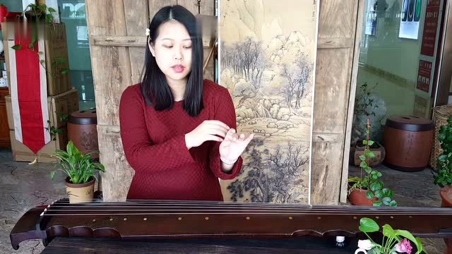 古琴左手指法之"大指按音",主讲老师:李金娜