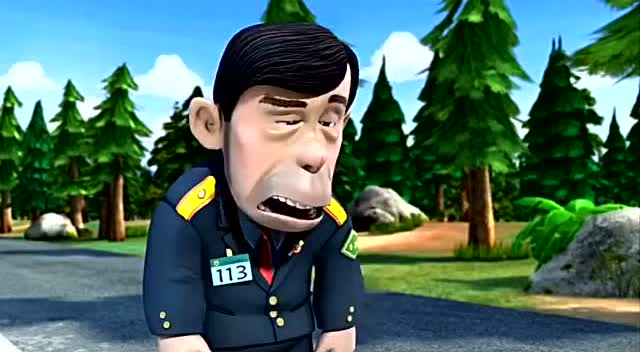 看光头强如何抓青蛙