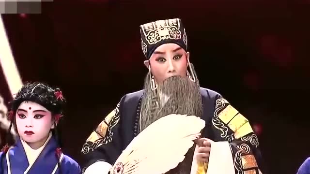 当今的晋剧坤生第一人 谢涛 晋剧《空城计》不过伴童很抢戏!