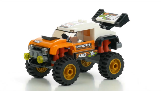 lego乐高积木城市系列 60146 巨轮特技卡车的快速搭建