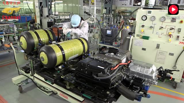 丰田mirai氢燃料电池汽车制造过程