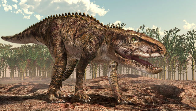 史前的统治者残暴巨鳄!就连霸王龙看见它也吓得瑟瑟发抖!