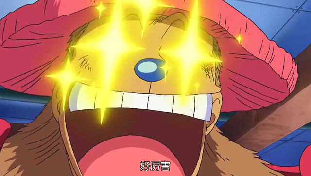 这人的招式实在太帅气了,乔巴看得都两眼发光了