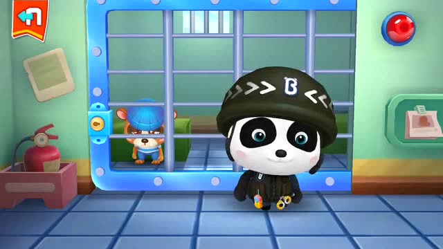 宝宝巴士 奇奇警官抓抢钱的坏人