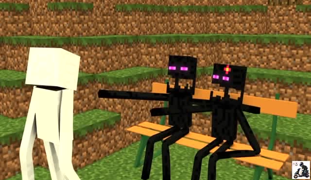 我的世界 白色末影人的悲惨一生