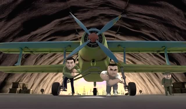 大马猴开飞机图片