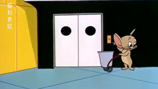 汤姆竟然钻进了小电梯,打开的一刹那惊呆了