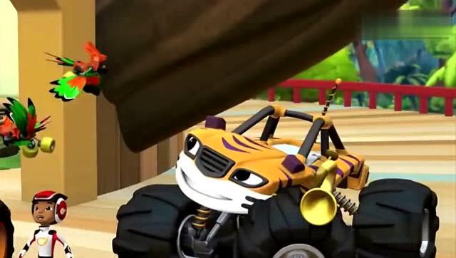 《旋风战车队》动物园出现了各种怪兽战车!