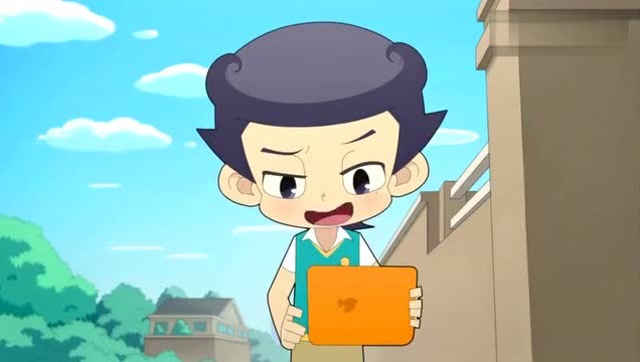 神奇阿呦之最强流星人:丁冬又开始拿平板电脑开始炫耀了!