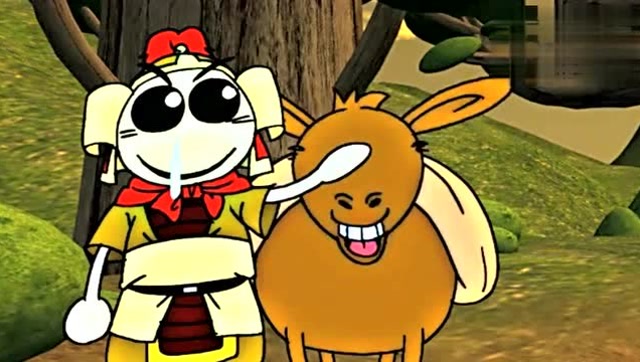 q版刘关张:刘备的驴太可爱了,这么温顺的家伙,在哪找的?