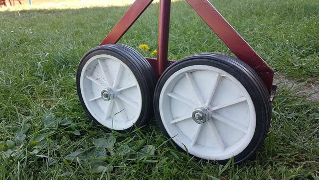 2个轮子自制简易工具,堪称搬运神器,这样的发明太实用了