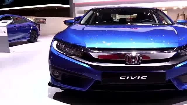 2018款本田思域 宝石蓝车身 贵气的象征!