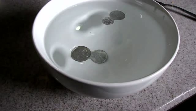 硬币漂浮实验,原来这么简单就可以让硬币漂在水上