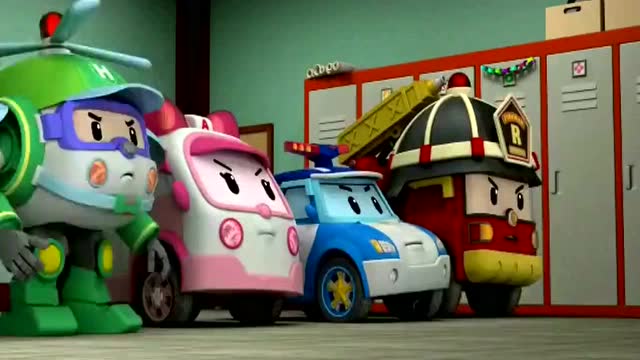 变形警车珀利:彼得严厉教训波克没收颜料,波克偷颜料盒失踪