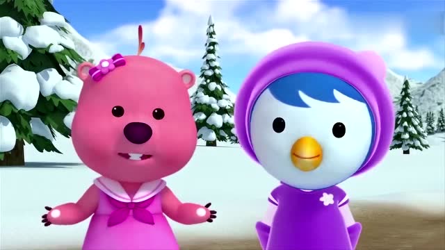 小企鹅啵乐乐动画片科龙趁着啵乐乐睡觉的时候把啵乐乐的脸涂鸦了