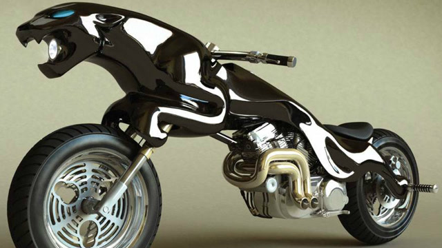 最拉风的捷豹摩托车,身高一米八以上才能开,售价能买下劳斯莱斯