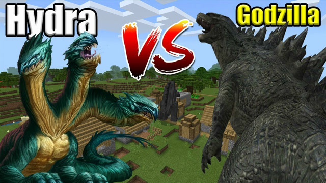 我的世界pk赛九头龙vs哥斯拉谁会赢